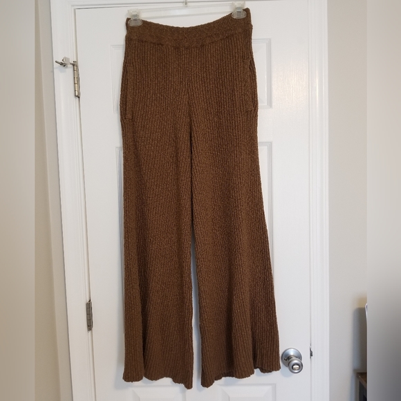 Free People Adelaide Sweater Set Candied Walnut Combo Size L Tank & Pants Set - Picture 3 of 16